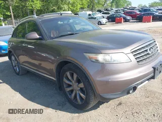 2007 Infiniti FX35 with VIN JNRAS08W07X206251, listed as a IAAI auction lot 42067440 with 201,319 mi miles. Bid and sale history available at carsss.com. Image 1.