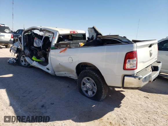 2022 Ram 2500 Tradesman with VIN 3C6UR5HL8NG400823, listed as a Copart auction lot 82106534 with Not provided miles and Non repairable. Bid and sale history available at DreamBid. Image 2.