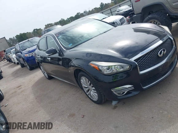 2015 Infiniti Q70 with VIN JN1BY1PP9FM601468, listed as a IAAI auction lot 41745618 with 138,932 mi miles and . Bid and sale history available at DreamBid. Image 1.