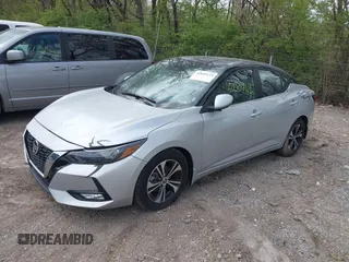 2021 Nissan Sentra SV with VIN 3N1AB8CV0MY208320, listed as a IAAI auction lot 42039115 with 40,728 mi miles and . Bid and sale history available at DreamBid. Image 2.