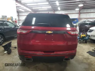2019 Chevrolet Traverse Premier with VIN 1GNERKKW7KJ140091, listed as a Copart auction lot 43579355 with 97,256 mi miles and Salvage Title. Bid and sale history available at carsss.com. Image 6.