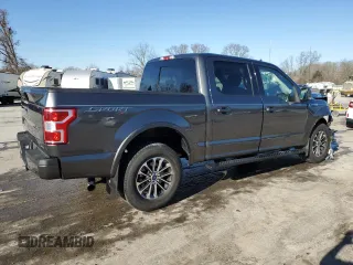 2019 Ford F-150 XL with VIN 1FTEW1EPXKFA94758, listed as a Copart auction lot 46749185 with 51,646 mi miles and Salvage Title. Bid and sale history available at carsss.com. Image 3.
