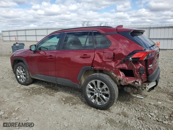 2024 Toyota RAV4 XLE Premium with VIN 2T3A1RFV0RW478467, listed as a Copart auction lot 52505305 with 7,367 mi miles and Salvage Title. Bid and sale history available at carsss.com. Image 2.