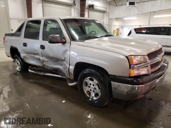2004 Chevrolet Avalanche Z71 with VIN 3GNEK12T44G325062, listed as a Copart auction lot 52823975 with 202,989 mi miles and Salvage Title. Bid and sale history available at DreamBid. Image 4.