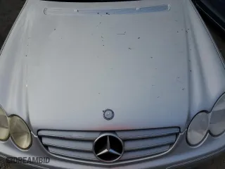 2007 Mercedes-Benz CLK-Class 3.5L with VIN WDBTJ56H17F212593, listed as a Copart auction lot 74792414 with 0 mi miles and Salvage Title. Bid and sale history available at carsss.com. Image 11.