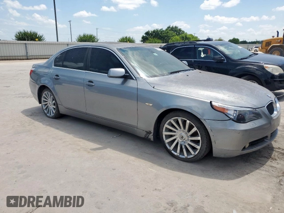 2004 BMW 5 Series 530i with VIN WBANA73524B812815, listed as a Copart auction lot 62161075 with 131,286 mi miles and Clean title. Bid and sale history available at DreamBid. Image 4.