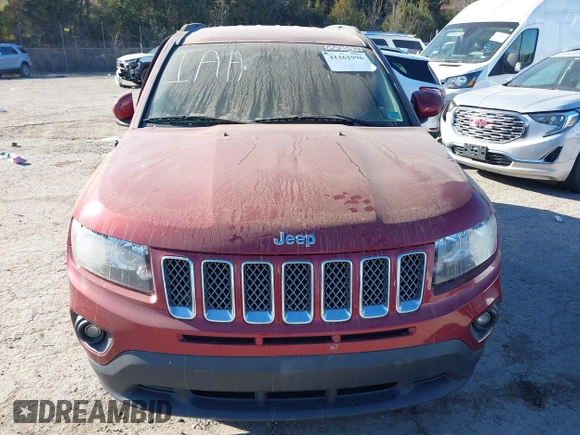 2016 Jeep Compass Latitude with VIN 1C4NJDEB1GD662807, listed as a IAAI auction lot 41161996 with 128,030 mi miles. Bid and sale history available at carsss.com. Image 11.