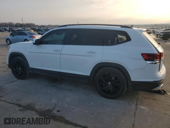 2023 Volkswagen Atlas SE with VIN 1V2JP2CA7PC524835, listed as a Copart auction lot 44734285 with 23,947 mi miles and Salvage title. Bid and sale history available at DreamBid. Image 2.