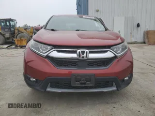 2017 Honda CR-V EX with VIN 2HKRW2H55HH645646, listed as a Copart auction lot 52140925 with 41,500 mi miles and Salvage Title. Bid and sale history available at carsss.com. Image 5.