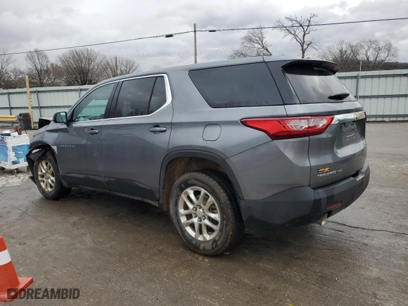 2020 Chevrolet Traverse LS with VIN 1GNEVFKW9LJ207424, listed as a Copart auction lot 50713085 with 73,382 mi miles and Salvage Title. Bid and sale history available at carsss.com. Image 2.