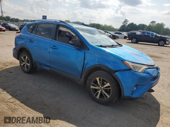 2018 Toyota RAV4 XLE with VIN JTMWFREVXJJ195182, listed as a Copart auction lot 54820055 with 165,987 mi miles and Non repairable. Bid and sale history available at DreamBid. Image 4.