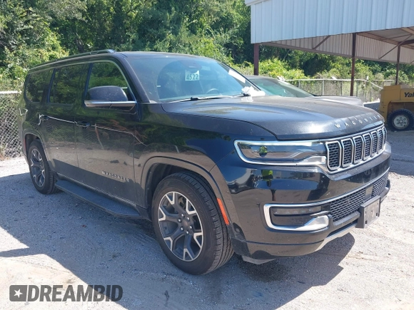 2023 Jeep Wagoneer Series III with VIN 1C4SJVDP1PS505523, listed as a IAAI auction lot 42529198 with 60,097 mi miles and . Bid and sale history available at DreamBid. Image 1.