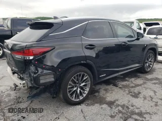 2020 Lexus RX with VIN 2T2YGMDA0LC053263, listed as a Copart auction lot 52204884 with 103,250 mi miles and Salvage Title. Bid and sale history available at carsss.com. Image 3.