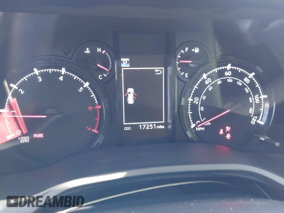 2023 Toyota 4Runner SR5 Premium with VIN JTENU5JR9P6146596, listed as a IAAI auction lot 42433599 with 17,251 mi miles and . Bid and sale history available at DreamBid. Image 7.
