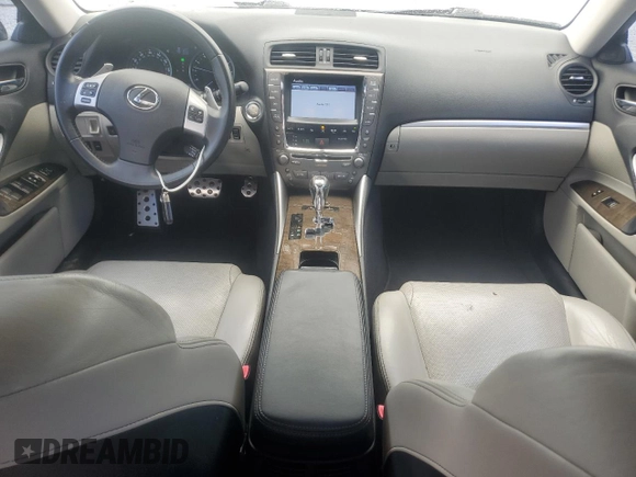 2011 Lexus IS 250 with VIN JTHBF5C22B5144946, listed as a Copart auction lot 52593265 with 97,088 mi miles and Salvage title. Bid and sale history available at DreamBid. Image 8.