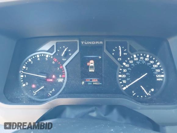 2023 Toyota Tundra Limited with VIN 5TFJA5DB6PX105721, listed as a IAAI auction lot 41397421 with 44,822 mi miles and . Bid and sale history available at DreamBid. Image 7.