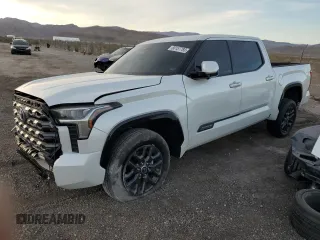 2022 Toyota Tundra Platinum with VIN 5TFNA5DB9NX029264, listed as a Copart auction lot 80157783 with 23,877 mi miles and Salvage title. Bid and sale history available at DreamBid. Image 1.