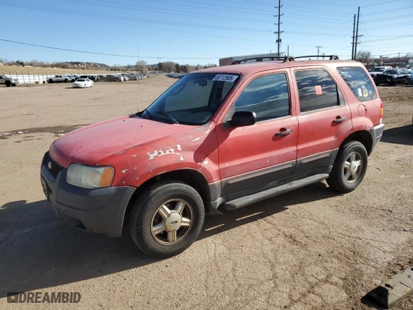 2003 Ford Escape XLS Popular with VIN 1FMYU92193KC06455, listed as a Copart auction lot 88712905 with 0 mi miles and Salvage Title. Bid and sale history available at carsss.com. Image 1.