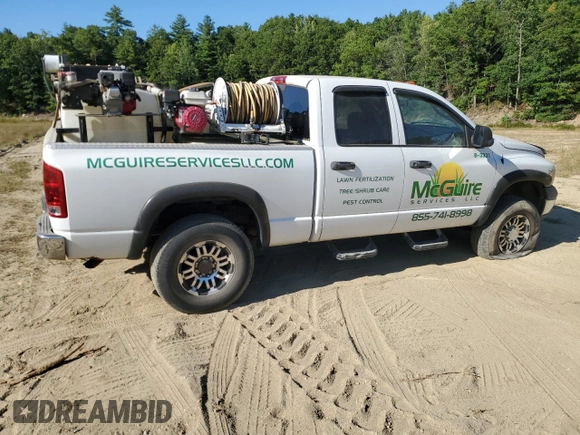 2003 Dodge Ram 2500 ST with VIN 3D7KU28D83G716408, listed as a Copart auction lot 70060014 with 118,994 mi miles and Clean Title. Bid and sale history available at carsss.com. Image 3.