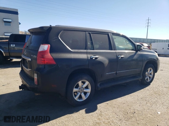2013 Lexus GX 460 with VIN JTJBM7FX6D5055679, listed as a Copart auction lot 42048255 with 110,491 mi miles and Salvage title. Bid and sale history available at DreamBid. Image 3.