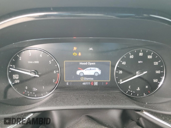 2021 Buick Envision Preferred with VIN LRBFZMR45MD082575, listed as a Copart auction lot 47466835 with 48,777 mi miles and Salvage Title. Bid and sale history available at carsss.com. Image 9.