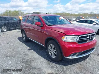 2015 Dodge Durango Limited with VIN 1C4RDJDG1FC132989, listed as a IAAI auction lot 42060324 with 157,442 mi miles. Bid and sale history available at carsss.com. Image 1.