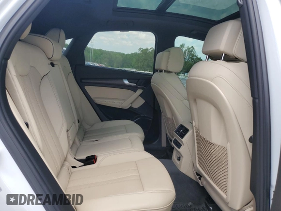 2022 Audi Q5 Sportback S line Premium Plus with VIN WA15AAFY2N2049972, listed as a Copart auction lot 56050245 with 42,730 mi miles and Salvage title. Bid and sale history available at DreamBid. Image 11.