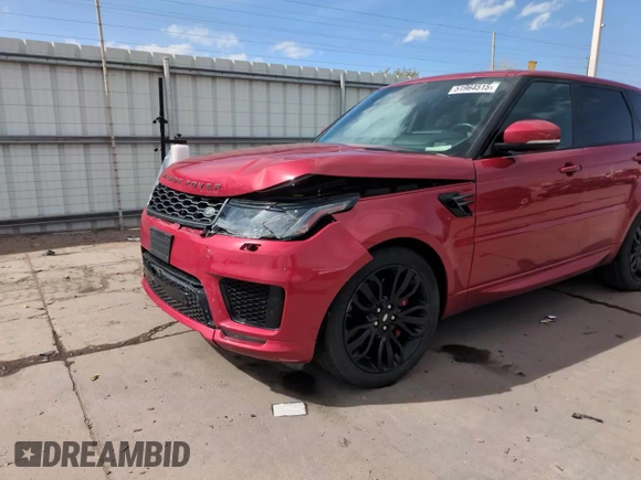 2019 Land Rover Range Rover Sport Dynamic with VIN SALWR2RE9KA847731, listed as a Copart auction lot 51964515 with 46,434 mi miles and Salvage title. Bid and sale history available at DreamBid. Image 15.