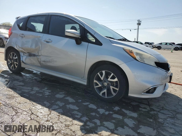 2015 Nissan Note SV with VIN 3N1CE2CP9FL438680, listed as a Copart auction lot 51595395 with 105,201 mi miles and Salvage Title. Bid and sale history available at DreamBid. Image 4.