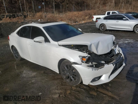 2016 Lexus IS 300/350 with VIN JTHCM1D25G5006245, listed as a Copart auction lot 85319374 with 93,258 mi miles and Salvage title. Bid and sale history available at DreamBid. Image 4.