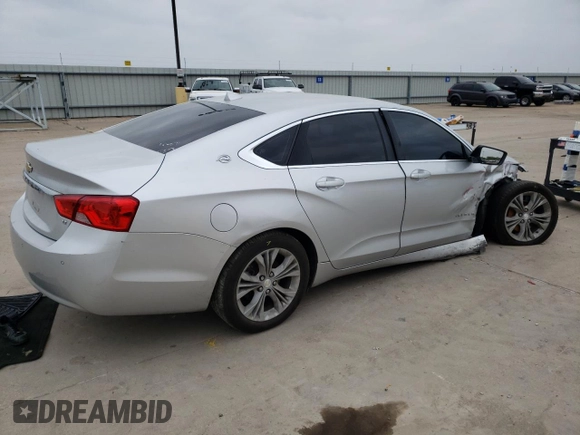 2014 Chevrolet Impala LT with VIN 1G1115SL5EU146263, listed as a Copart auction lot 51222155 with Not Provided miles and Salvage Title. Bid and sale history available at DreamBid. Image 3.