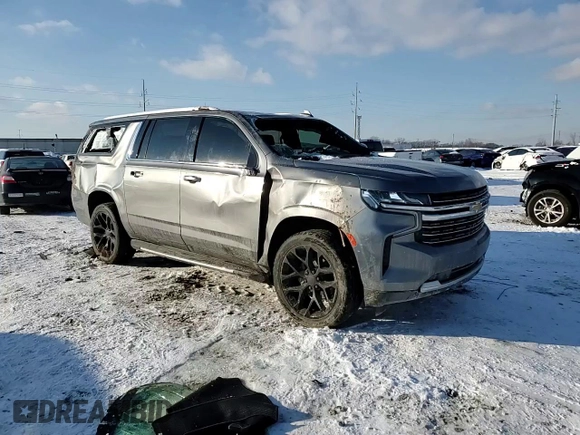 2021 Chevrolet Suburban LT z VIN 1GNSCCKD4MR260637, wystawiony jako Copart lot #41653615 z przebiegiem 94 807 mil mil oraz Szkoda całkowita • Salvage title. Historia ofert i sprzedaży dostępna na DreamBid. Obrazek 11.