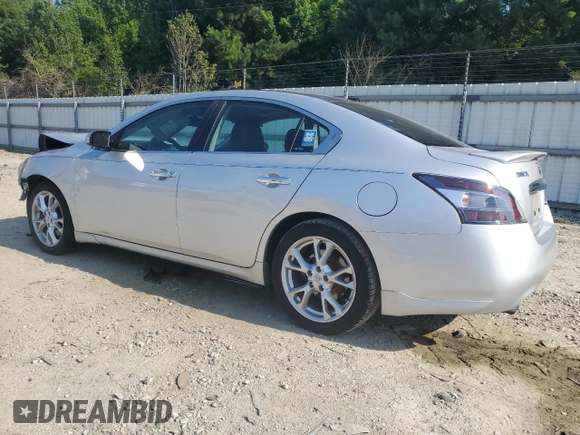 2012 Nissan Maxima SV with VIN 1N4AA5AP8CC848906, listed as a Copart auction lot 61904035 with 150,076 mi miles and Salvage title. Bid and sale history available at DreamBid. Image 2.