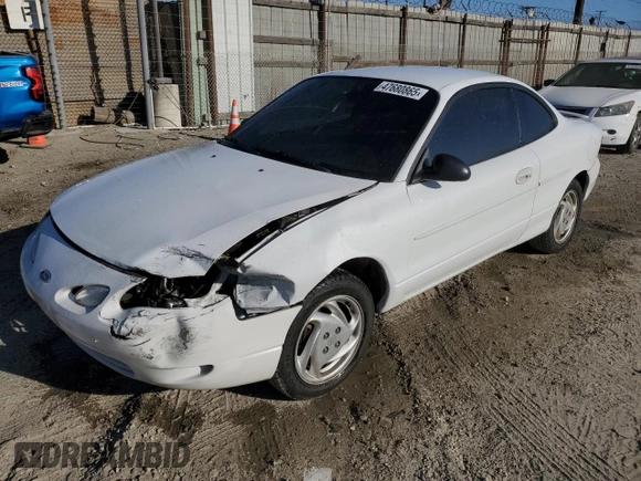 2001 Ford Escort ZX2 with VIN 3FAFP11351R212663, listed as a Copart auction lot 47680865 with 82,862 mi miles and Clean Title. Bid and sale history available at carsss.com. Image 1.