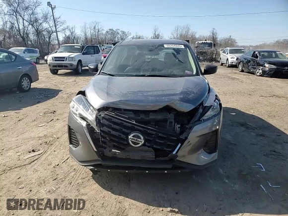 2021 Nissan Kicks S with VIN 3N1CP5BV8ML523079, listed as a Copart auction lot 48264935 with 82,934 mi miles and Salvage Title. Bid and sale history available at DreamBid. Image 12.