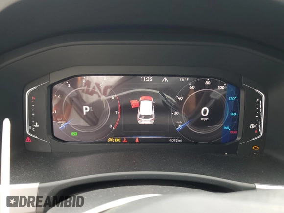 2023 Volkswagen Atlas SE с VIN 1V2HE2CA5PC211058, выставлен на аукционе Copart как лот 70510204 с пробегом 4 092 миль миль и Списание • Salvage title. История ставок и продаж доступна на DreamBid. Изображение 9.