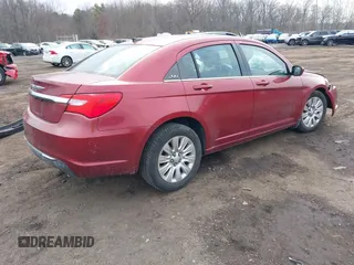 2013 Chrysler 200 LX with VIN 1C3CCBAG9DN736315, listed as a IAAI auction lot 41312803 with 78,344 mi miles. Bid and sale history available at carsss.com. Image 4.