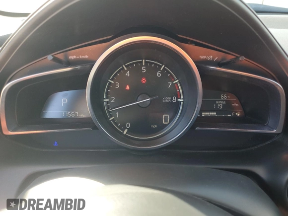 2021 Mazda CX-3 Sport with VIN JM1DKDB74M1503916, listed as a Copart auction lot 52999295 with 11,567 mi miles and Salvage Title. Bid and sale history available at DreamBid. Image 9.