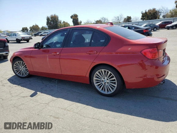 2013 BMW 3 Series 328i with VIN WBA3C1G57DNR47232, listed as a Copart auction lot 52994145 with 103,929 mi miles and Salvage Title. Bid and sale history available at carsss.com. Image 2.