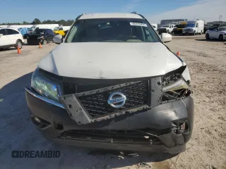 2013 Nissan Pathfinder SV with VIN 5N1AR2MM8DC657504, listed as a Copart auction lot 86372854 with 126,646 mi miles and Salvage Title. Bid and sale history available at carsss.com. Image 5.