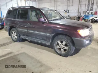2004 Toyota Land Cruiser with VIN JTEHT05J742063193, listed as a Copart auction lot 41872585 with 187,101 mi miles and Clean Title. Bid and sale history available at carsss.com. Image 4.
