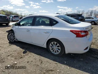 2018 Nissan Sentra SV z VIN 3N1AB7AP2JY262454, wystawiony jako Copart lot #52227965 z przebiegiem 17 091 mil mil oraz Szkoda całkowita • Salvage title. Historia ofert i sprzedaży dostępna na DreamBid. Obrazek 2.