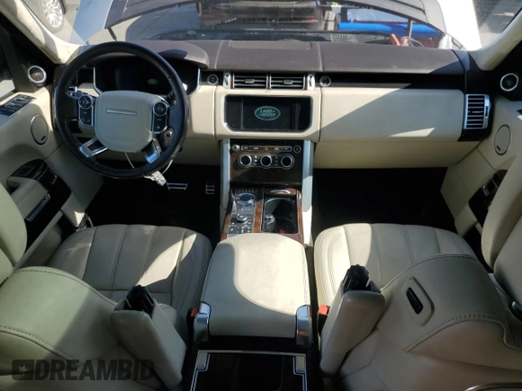 2015 Land Rover Range Rover Autobiography with VIN SALGV3TFXFA214698, listed as a Copart auction lot 60444585 with 101,326 mi miles and Salvage title. Bid and sale history available at DreamBid. Image 8.