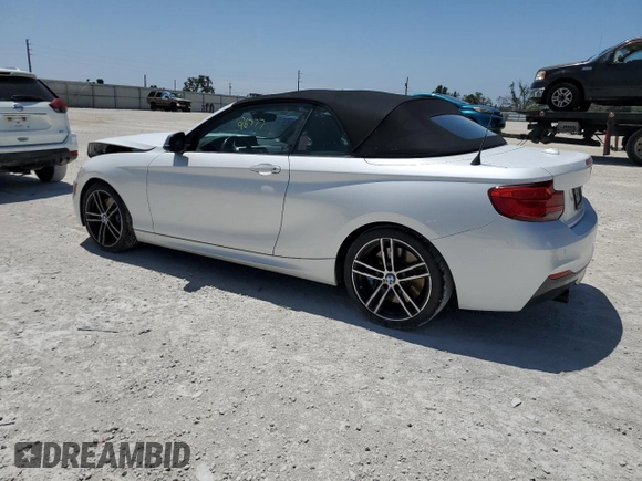 2019 BMW 2 Series M240i with VIN WBA2N1C59K7D55881, listed as a Copart auction lot 52225883 with 26,777 mi miles. Bid and sale history available at carsss.com. Image 2.