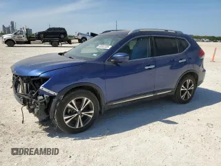 2017 Nissan Rogue SL with VIN 5N1AT2MT3HC876997, listed as a Copart auction lot 53092335 with 56,913 mi miles and Salvage title. Bid and sale history available at DreamBid. Image 1.