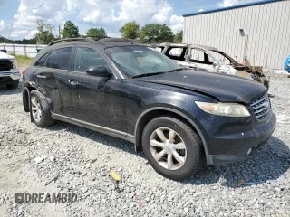 2004 Infiniti FX with VIN JNRAS08U94X107387, listed as a Copart auction lot 69709264 with 255,861 mi miles and Salvage Title. Bid and sale history available at DreamBid. Image 4.