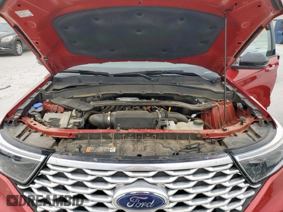 2020 Ford Explorer Platinum with VIN 1FM5K8HC0LGC24311, listed as a Copart auction lot 53174255 with 44,022 mi miles and Clean title. Bid and sale history available at DreamBid. Image 12.