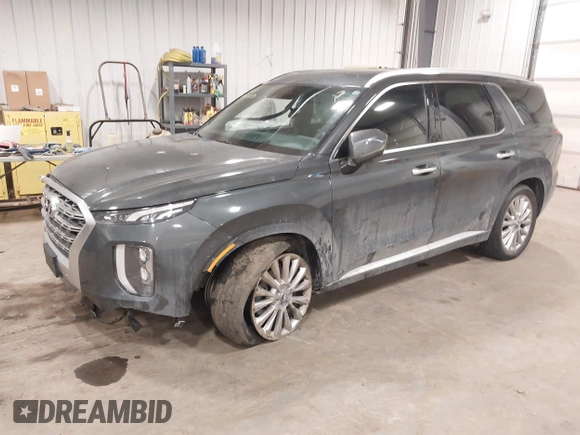 2020 Hyundai Palisade Limited with VIN KM8R5DHE1LU104070, listed as a IAAI auction lot 41322538 with 50,226 mi miles and . Bid and sale history available at DreamBid. Image 2.