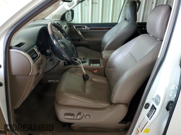2017 Lexus GX 460 with VIN JTJJM7FX1H5155349, listed as a Copart auction lot 55975095 with 76,628 mi miles and Salvage title. Bid and sale history available at DreamBid. Image 7.