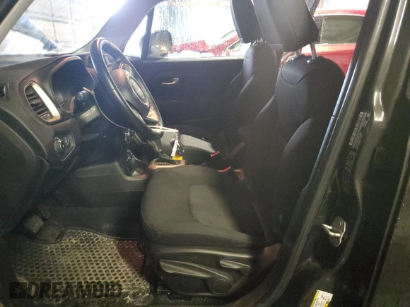 2016 Jeep Renegade Latitude with VIN ZACCJABT0GPE38996, listed as a Copart auction lot 47654595 with 119,193 mi miles and Salvage Title. Bid and sale history available at carsss.com. Image 7.